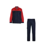 لباس کار دو تکه مهندسی توفیق | قرمز و سرمه ای