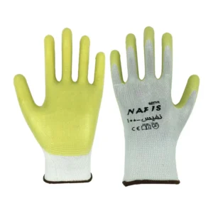 دستکش ایمنی کف نیتریل نفیس مدل 100