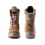 پوتین نظامی شاهین زیپدار خاکی کد 209 - تصویر 3